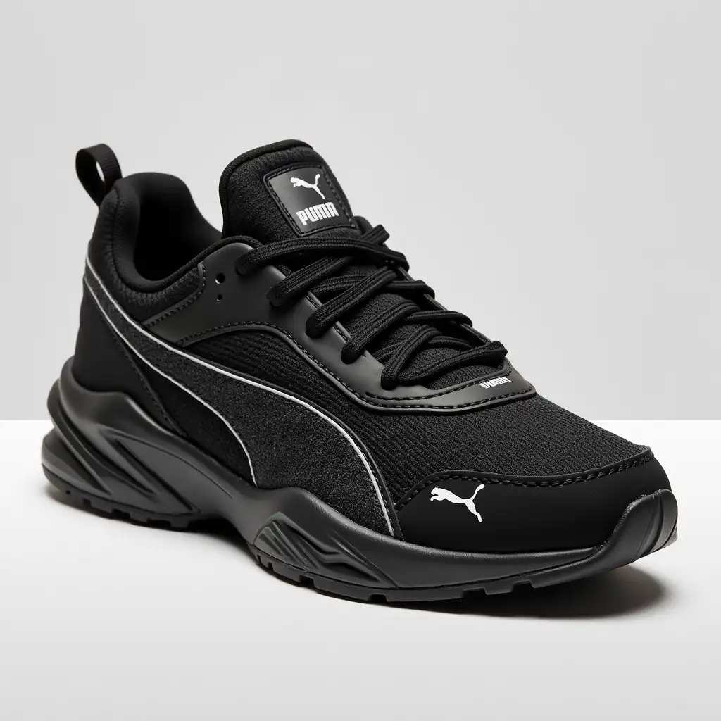 Puma sports shoes in black