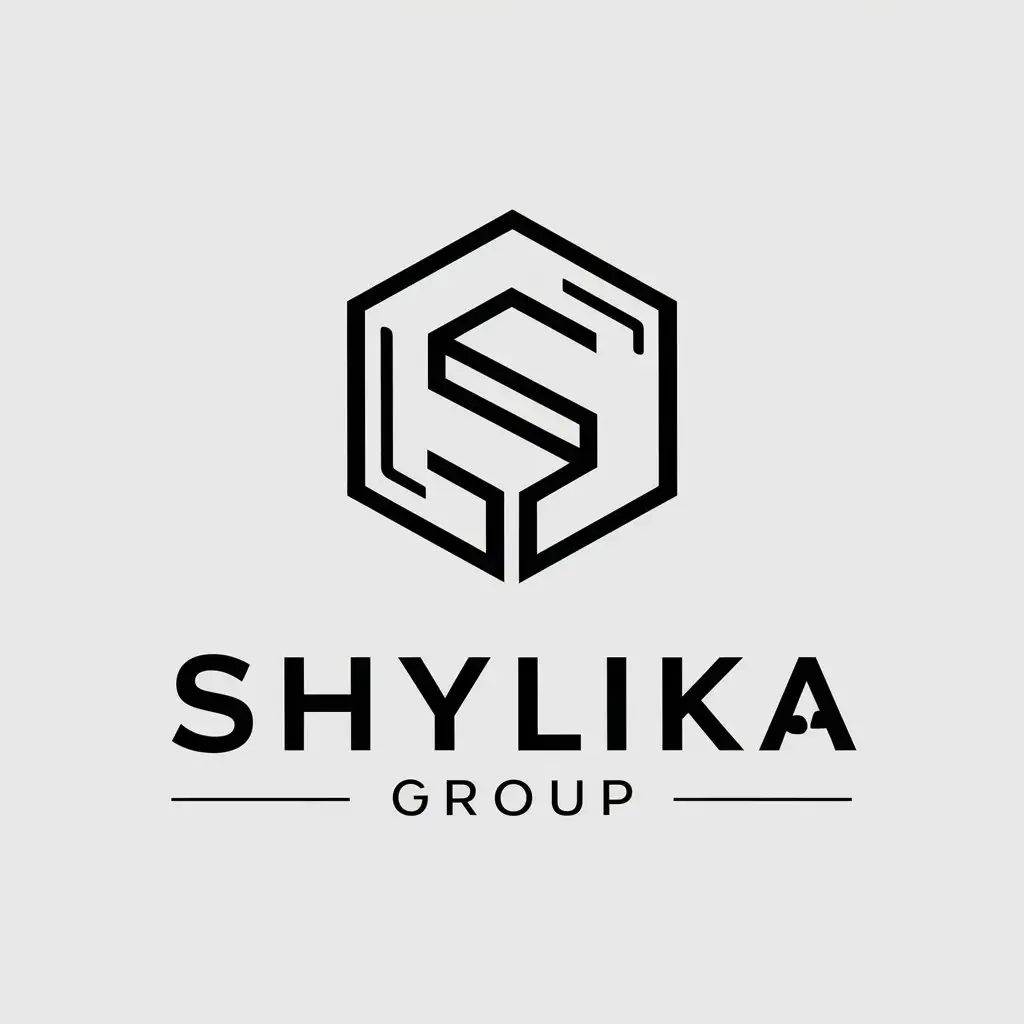 a vector logo design,with the text "Shylika", main symbol:Shylika Group,Moderate,be used in Technology industry,clear background