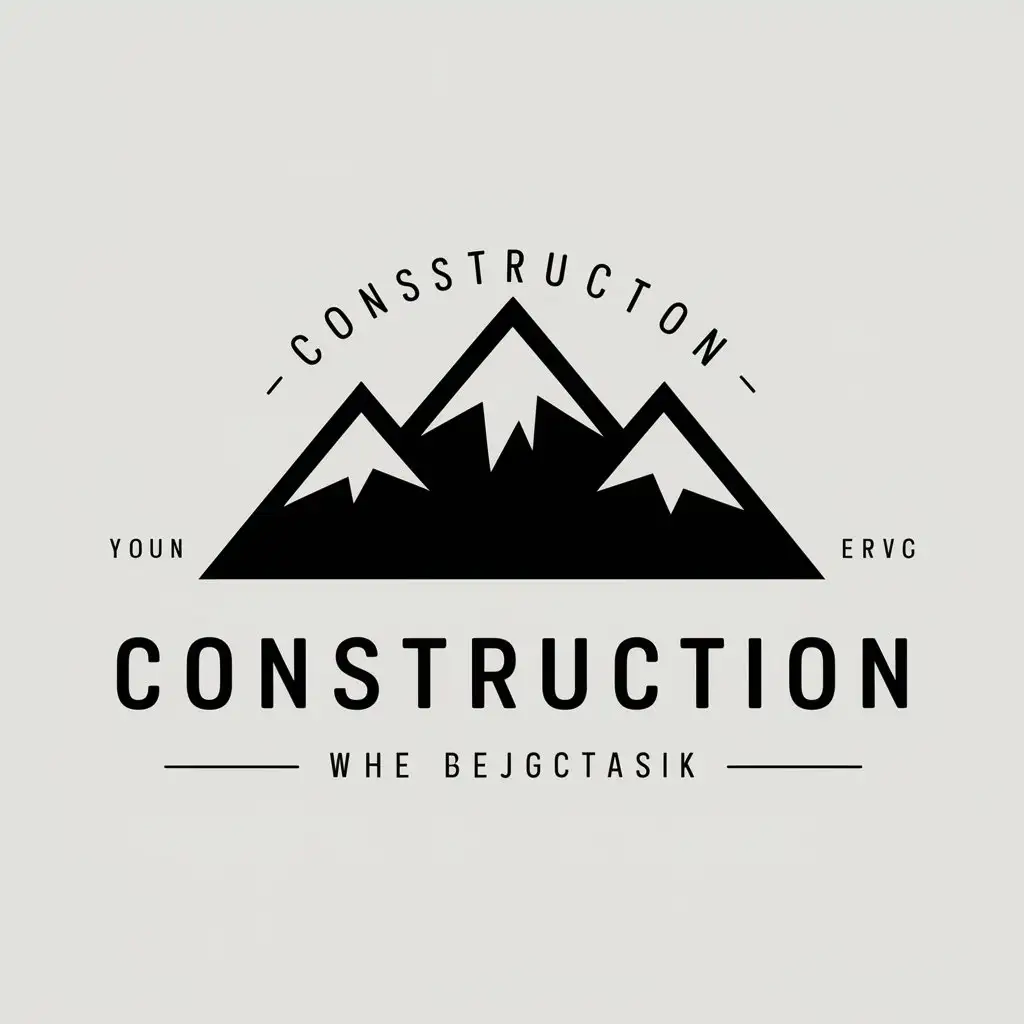 LOGO-Design-for-Youle-Mountain-Construction-Vector-Design-with-Clear-Background