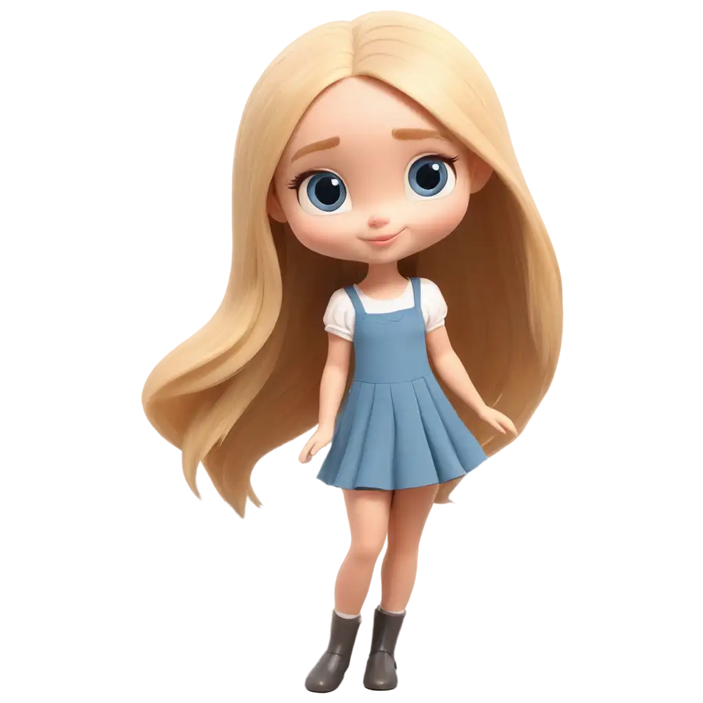 Cute-Girl-with-Long-Blond-Hair-and-Blue-Eyes-HighQuality-PNG-for-Versatile-Use