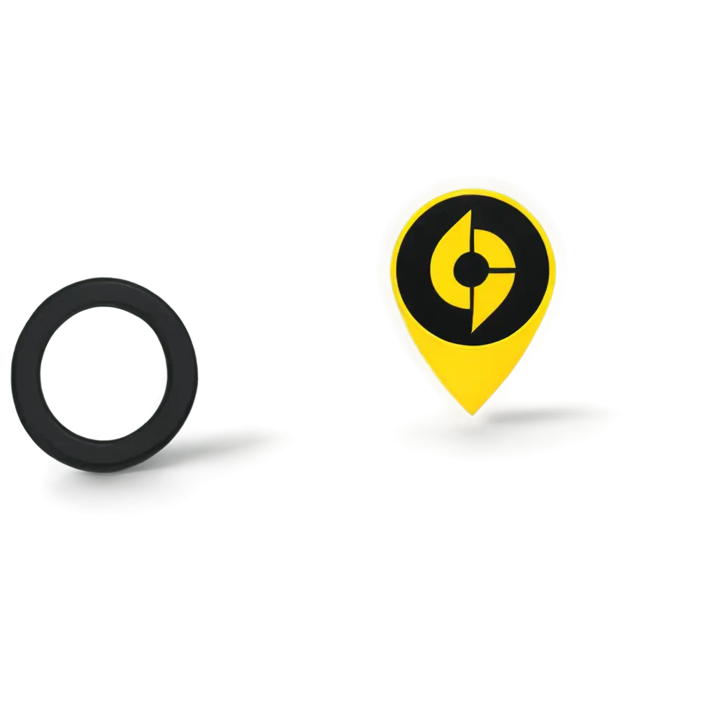 GPS-Icon-PNG-in-Black-and-Yellow-HighQuality-Image-for-Navigation-and-Design