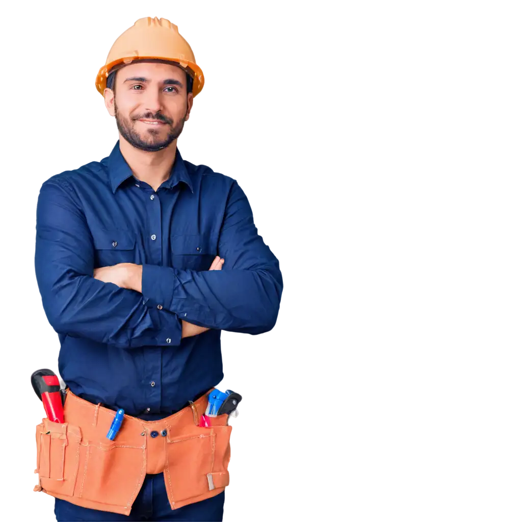 Civil-Engineer-Man-with-Arms-Crossed-PNG-Image