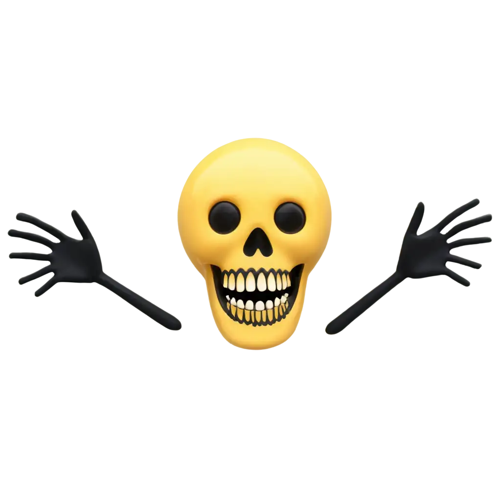 Emoji-Skeleton-Face-PNG-A-Unique-Image-for-Creative-Digital-Use