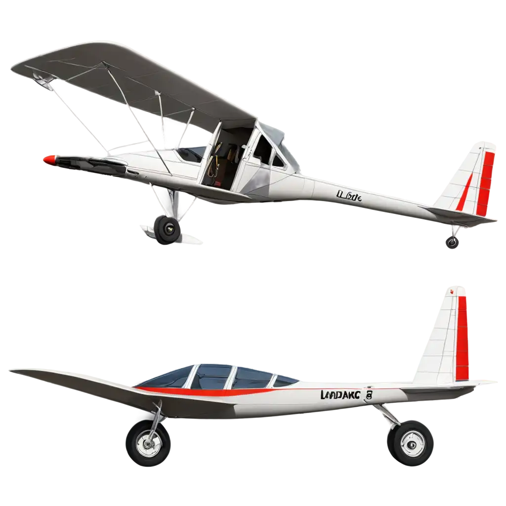 HighWing-Ultralight-Aircraft-PNG-Image-Technical-Drawing-with-Tubular-Fuselage-and-Tricycle-Landing-Gear-Side-View