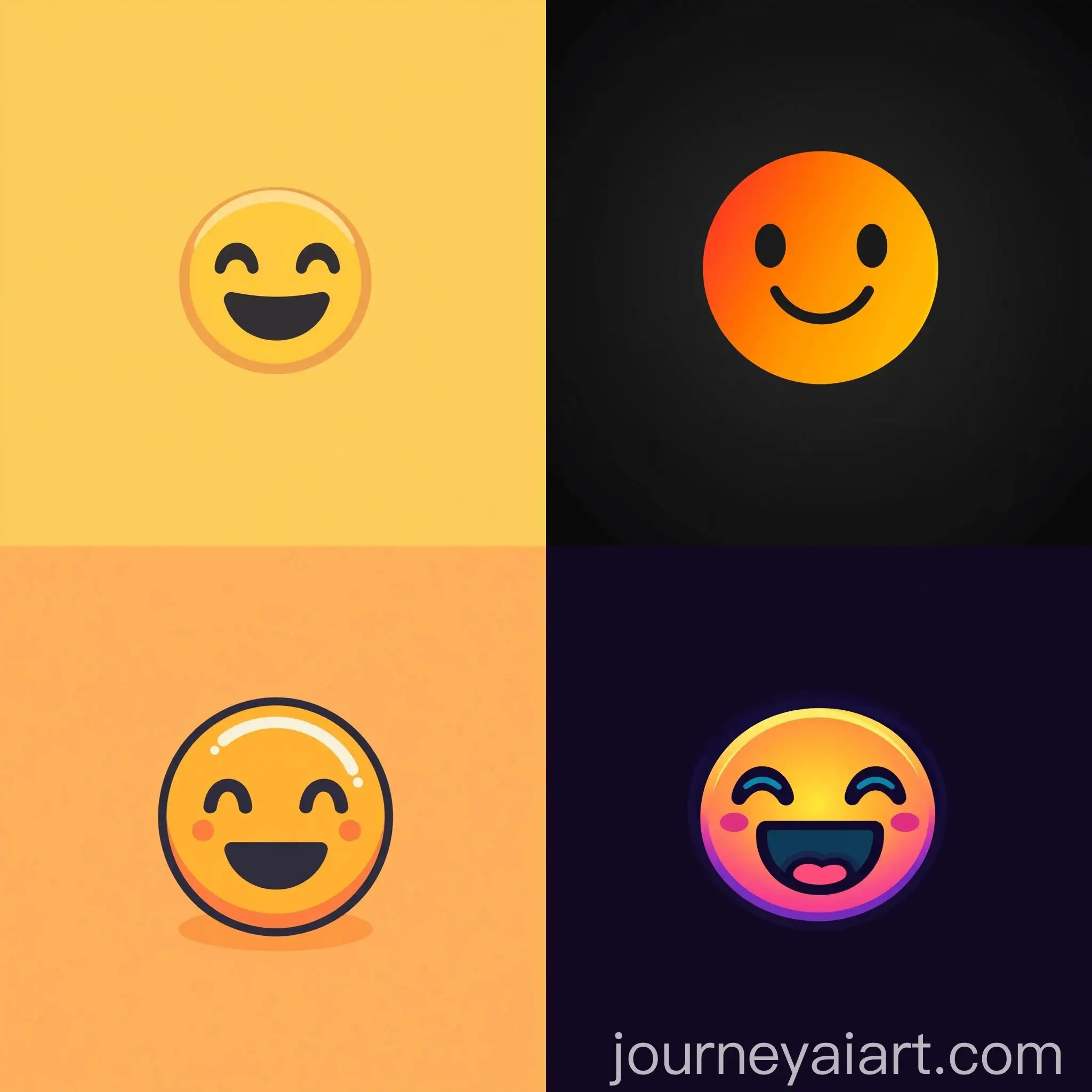 Minimalist-Happy-Emoji-Face-Logo-Design