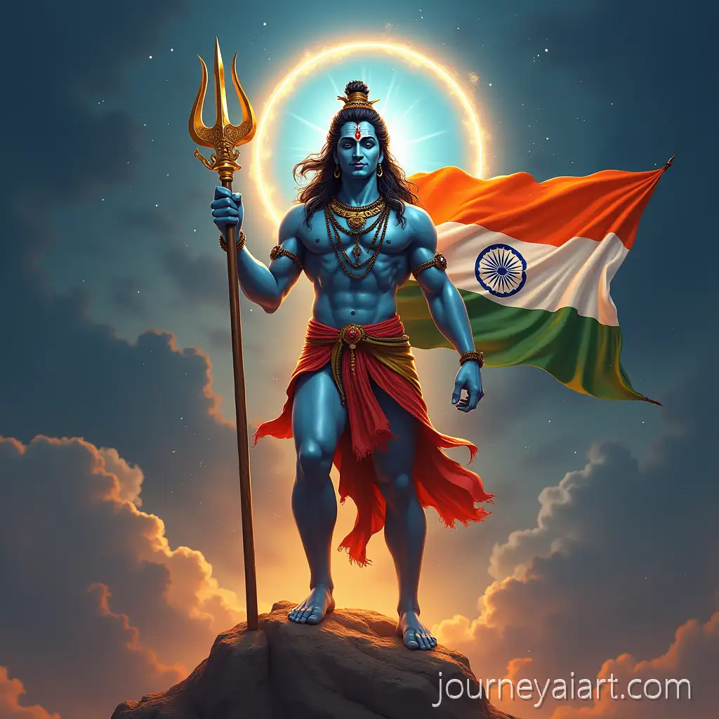 CelestialCelestial-Lord-Shiva-3D-Lord-Shiva-with-Indian-Flag-in-3D-Rendering-Holding-Trident-and-Radiating-Luminous-Aura
