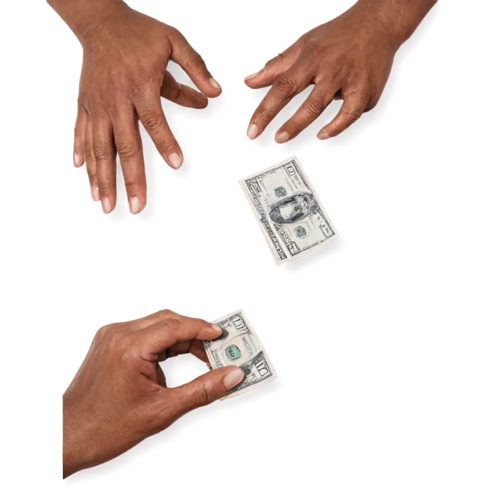 HighQuality-PNG-Image-of-a-Money-Bundle-in-a-Round-Circular-Pact-for-Financial-and-Marketing-Visuals