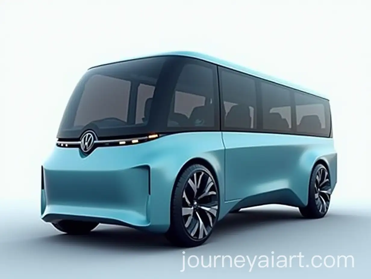 Urban-Minibus-with-Fluid-OceanInspired-Design-and-Streamlined-Silhouette