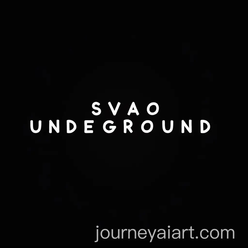 White-SVAO-UNDERGROUND-Text-on-Black-Background