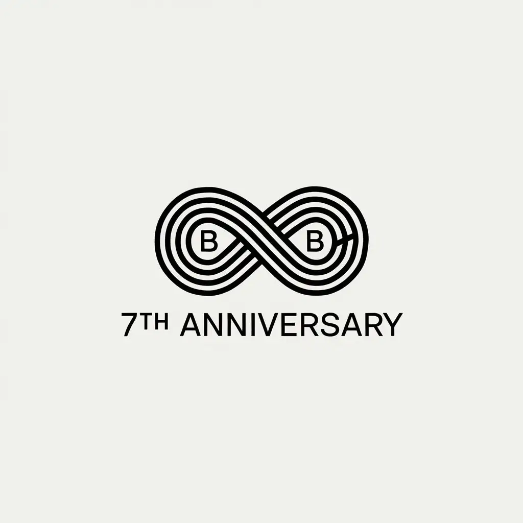 LOGO-Design-For-7th-Anniversary-Infinity-Symbol-with-Minimalistic-Design-for-Internet-Industry