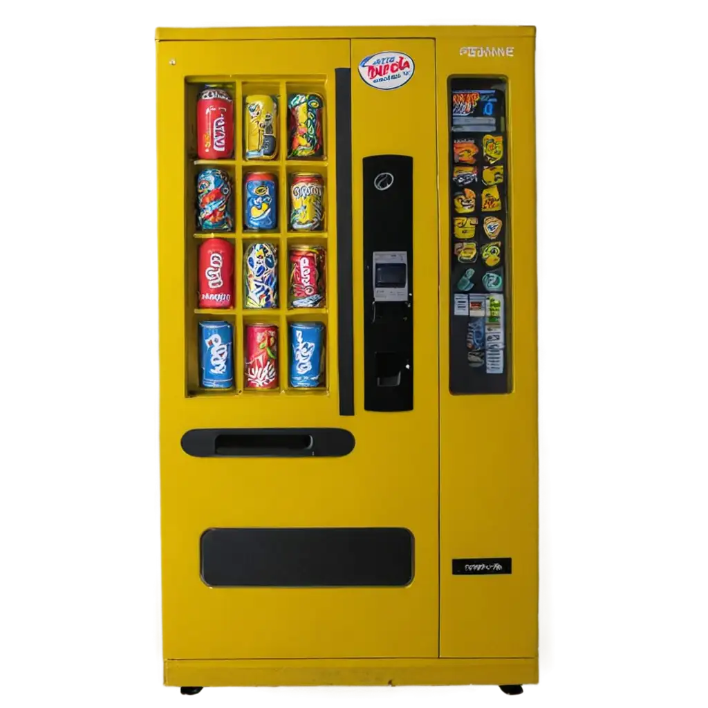 Yellow-Vending-Machine-PNG-Artistic-and-Functional-Image-Creation