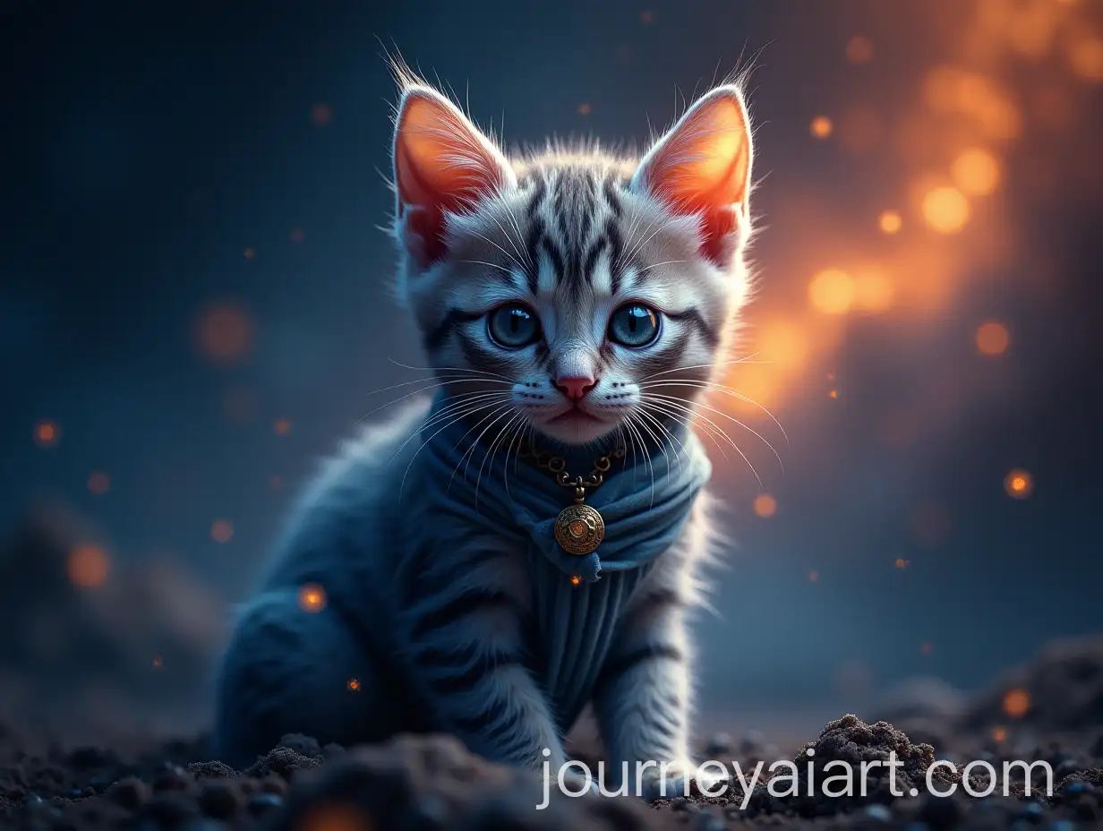 Kitten-Wrapped-in-Cosmic-Space-Background
