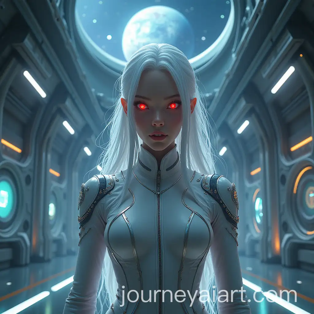 Noble-Arkonide-in-Futuristic-Space-Station-with-Stars-andAI-Image-Prompt-Expansion-Planets