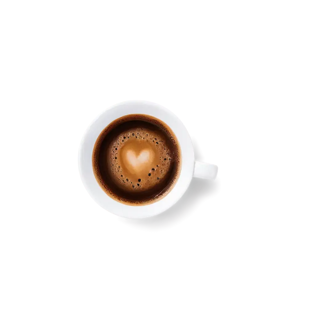 Top-View-of-a-Cup-of-Coffee-PNG-Image-for-Clear-and-Crisp-Visuals