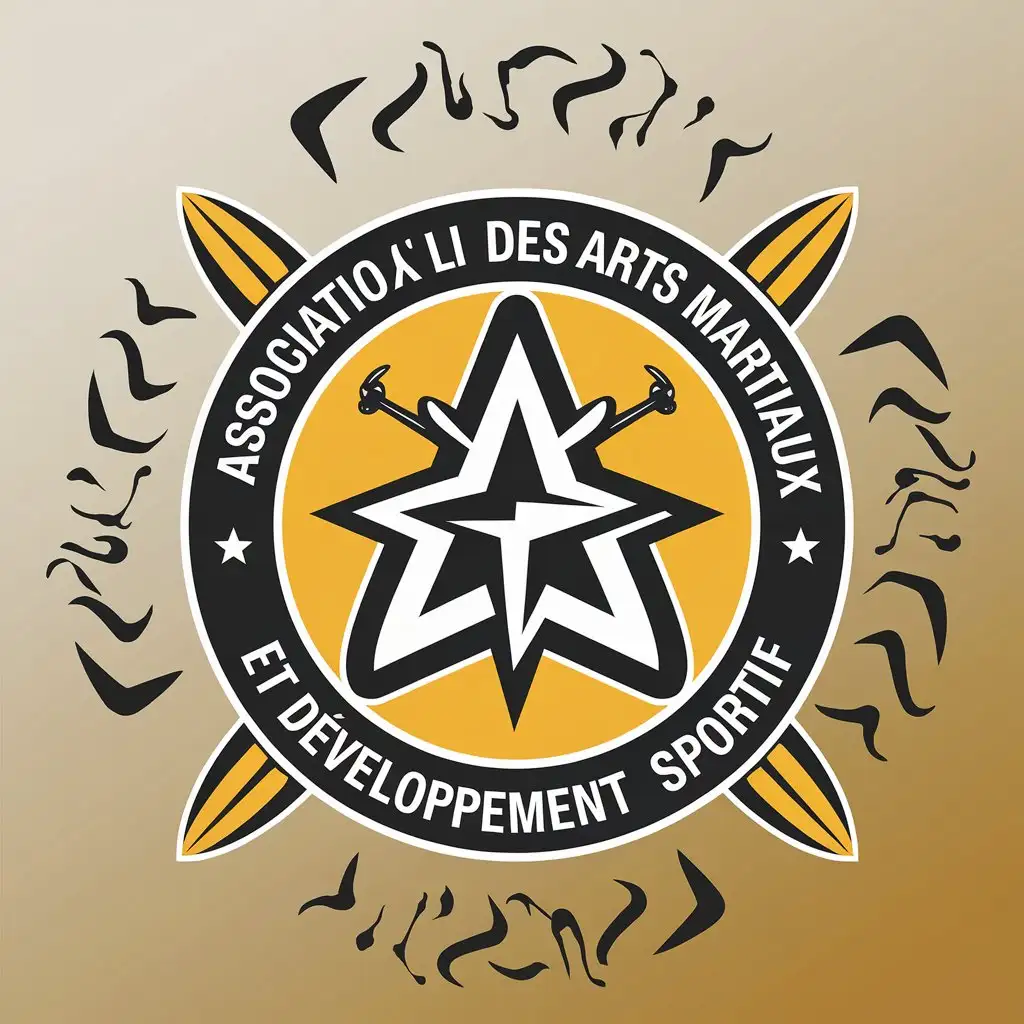 LOGO Design for Association Lixus des Arts Martiaux et Dveloppement Sportif Vector Design with Clear Background and Sport Association Theme