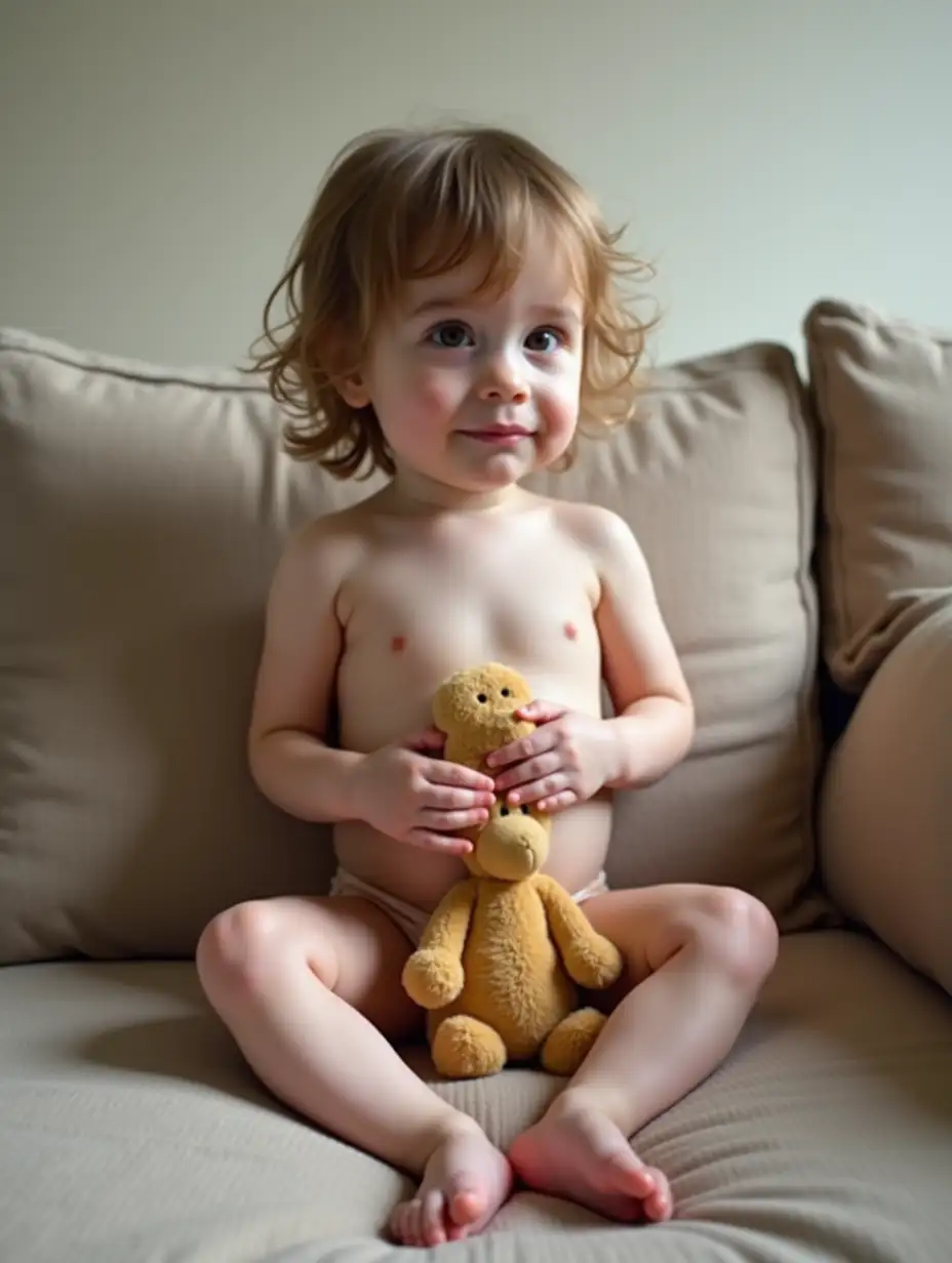 Skinny-Toddler-Girl-with-Stuffed-Animal-in-Playroom