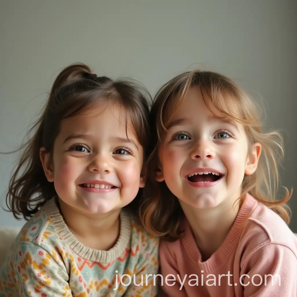 Two-Children-One-Sad-and-One-Happy-Embracing-Contrasting-Emotions
