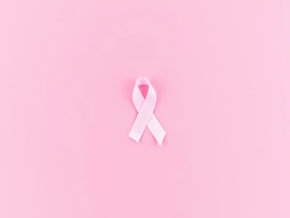 Breast-Cancer-Awareness-Pink-Ribbon-on-Pink-Background