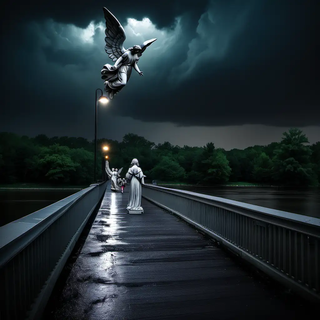 Guardian-Angel-Protecting-Children-on-a-Bridge-During-a-Stormy-Night