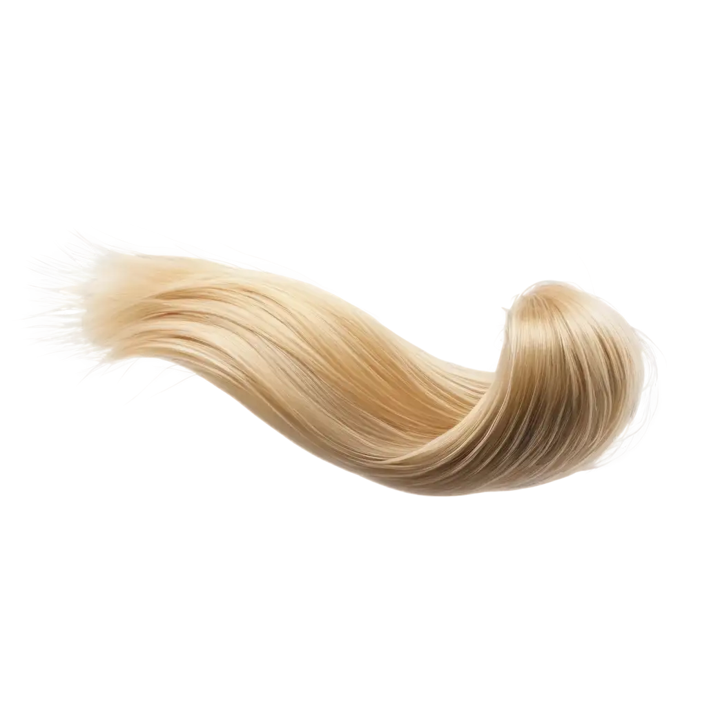 Silky-Blonde-Hair-PNG-Image-on-White-Background-for-Versatile-Use