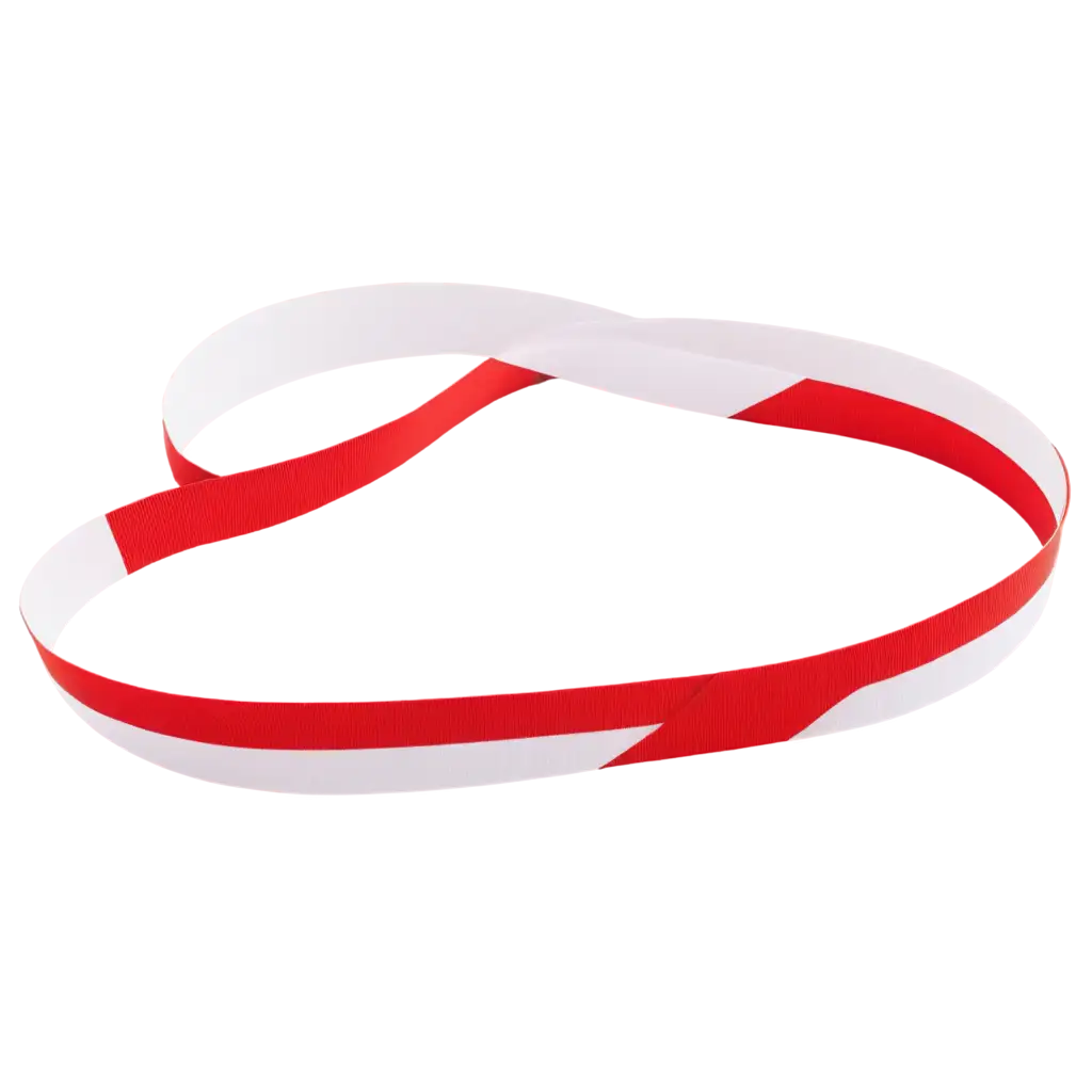 PNG-Image-of-Red-and-White-Ribbon-Stunning-Visuals-for-Versatile-Applications