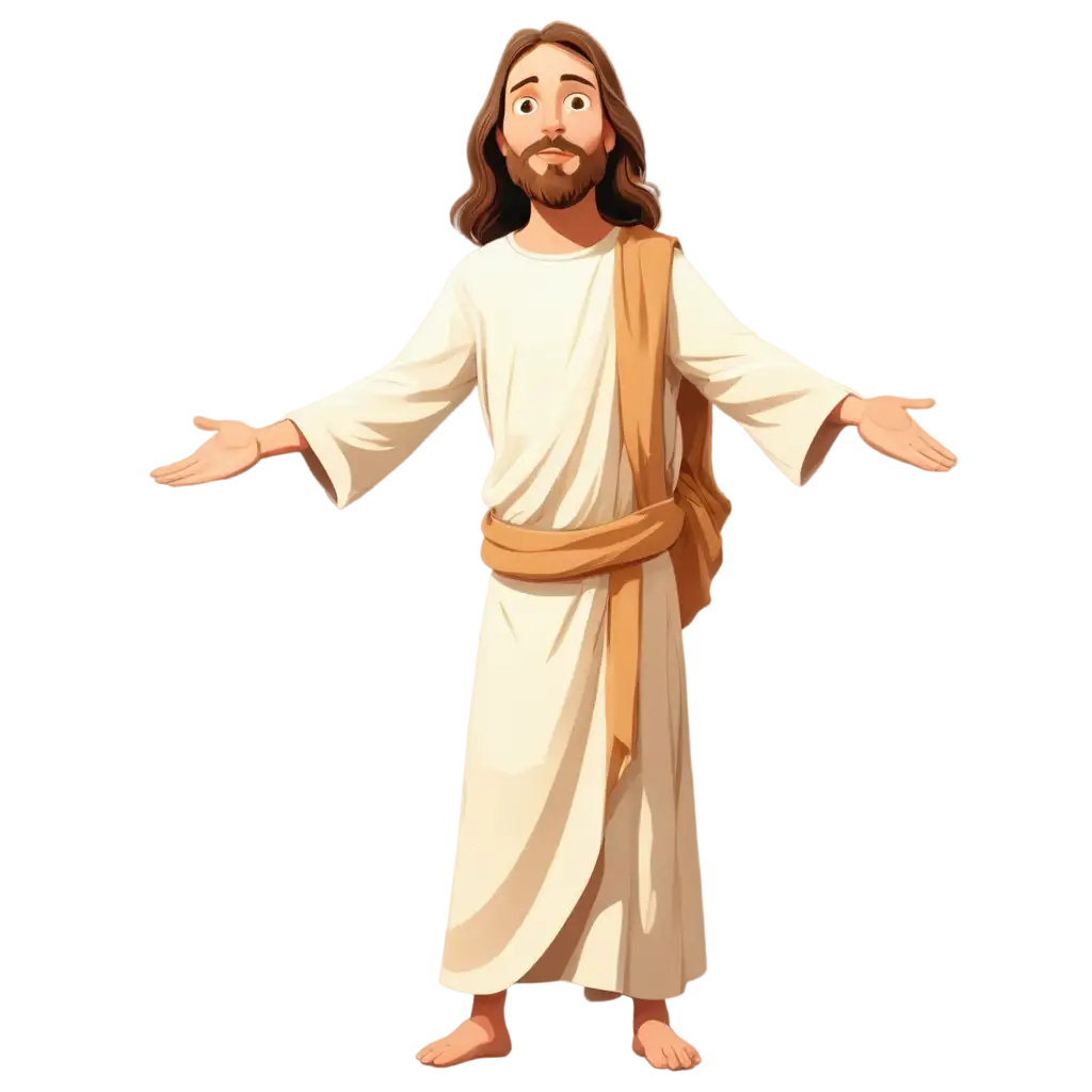 Jesus-Christ-and-Children-Cartoon-PNG-Image-Warm-Illustration-of-Jesus-Embracing-Boys-and-Girls