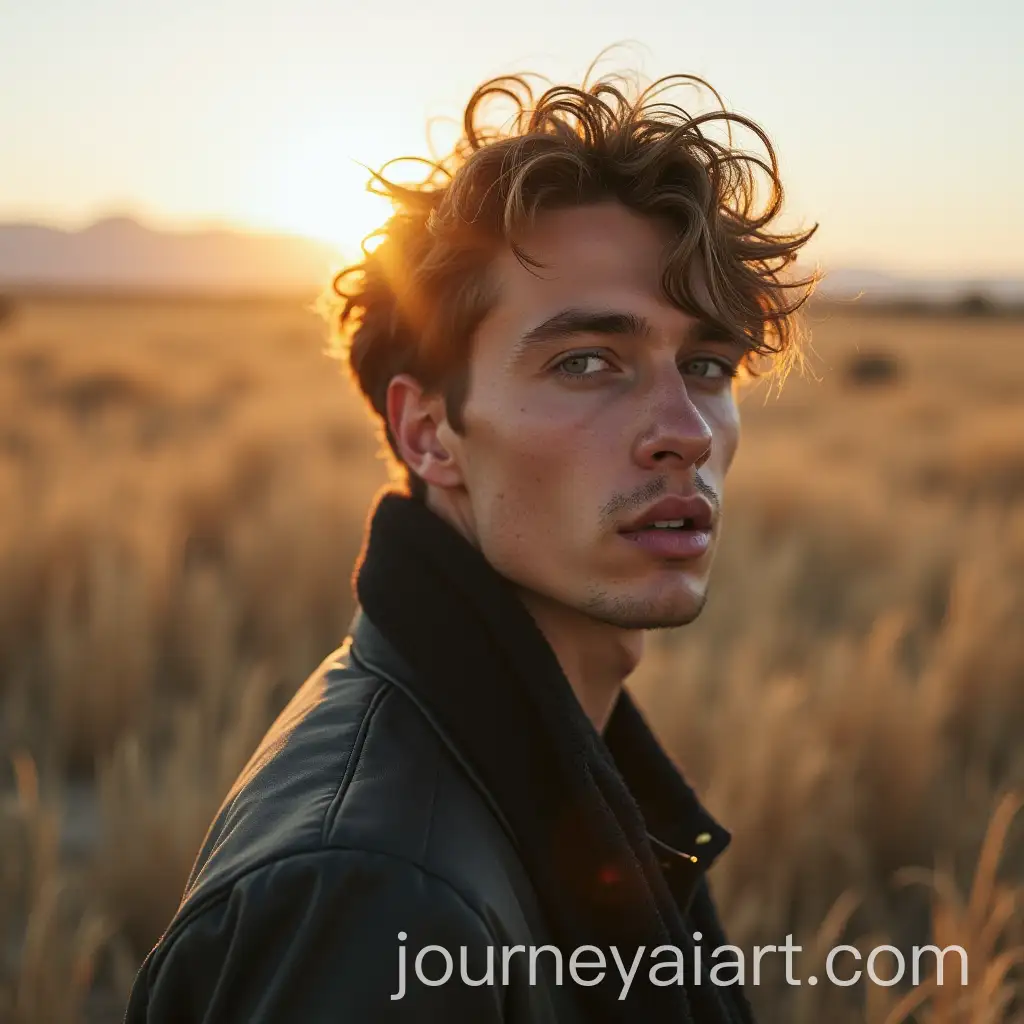 Male-Fashion-Model-Posing-for-Daylight-Photoshoot