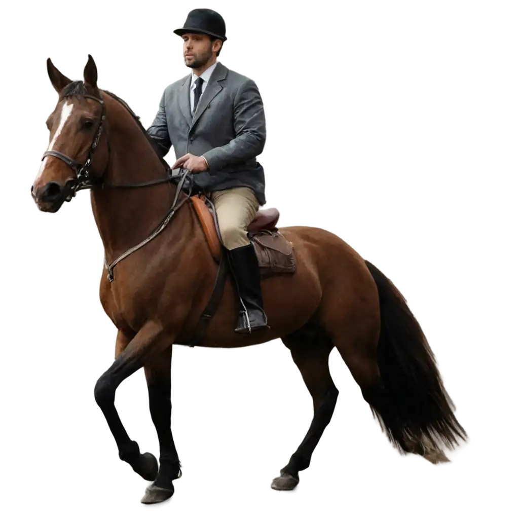 Epic-Adventure-Man-Riding-a-Horse-PNG-Image