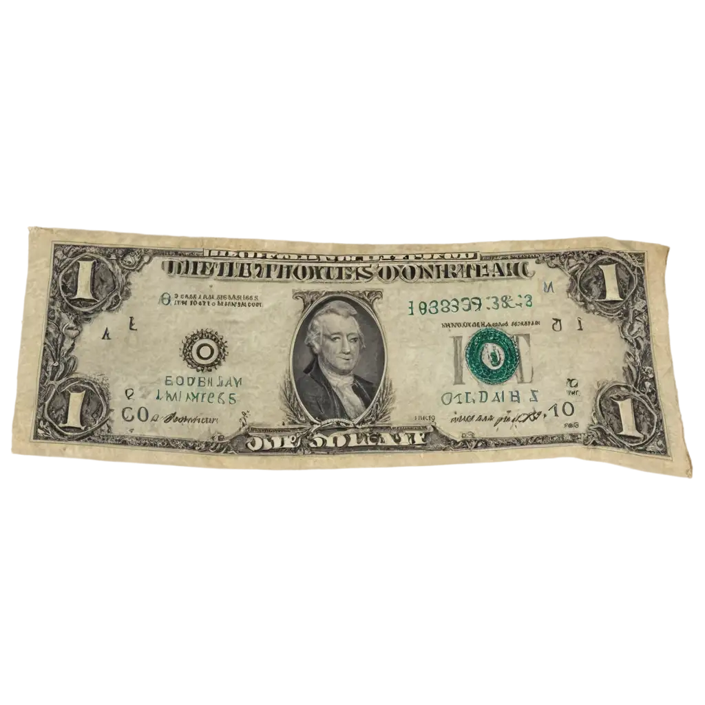 HighQuality-PNG-Image-of-a-1-Dollar-Note-for-Versatile-Applications