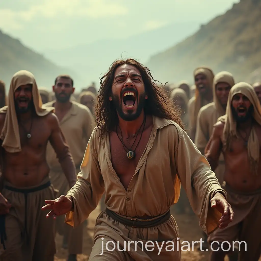 Powerful-Jesus-Battling-Zombies-in-a-Bolivian-Landscape