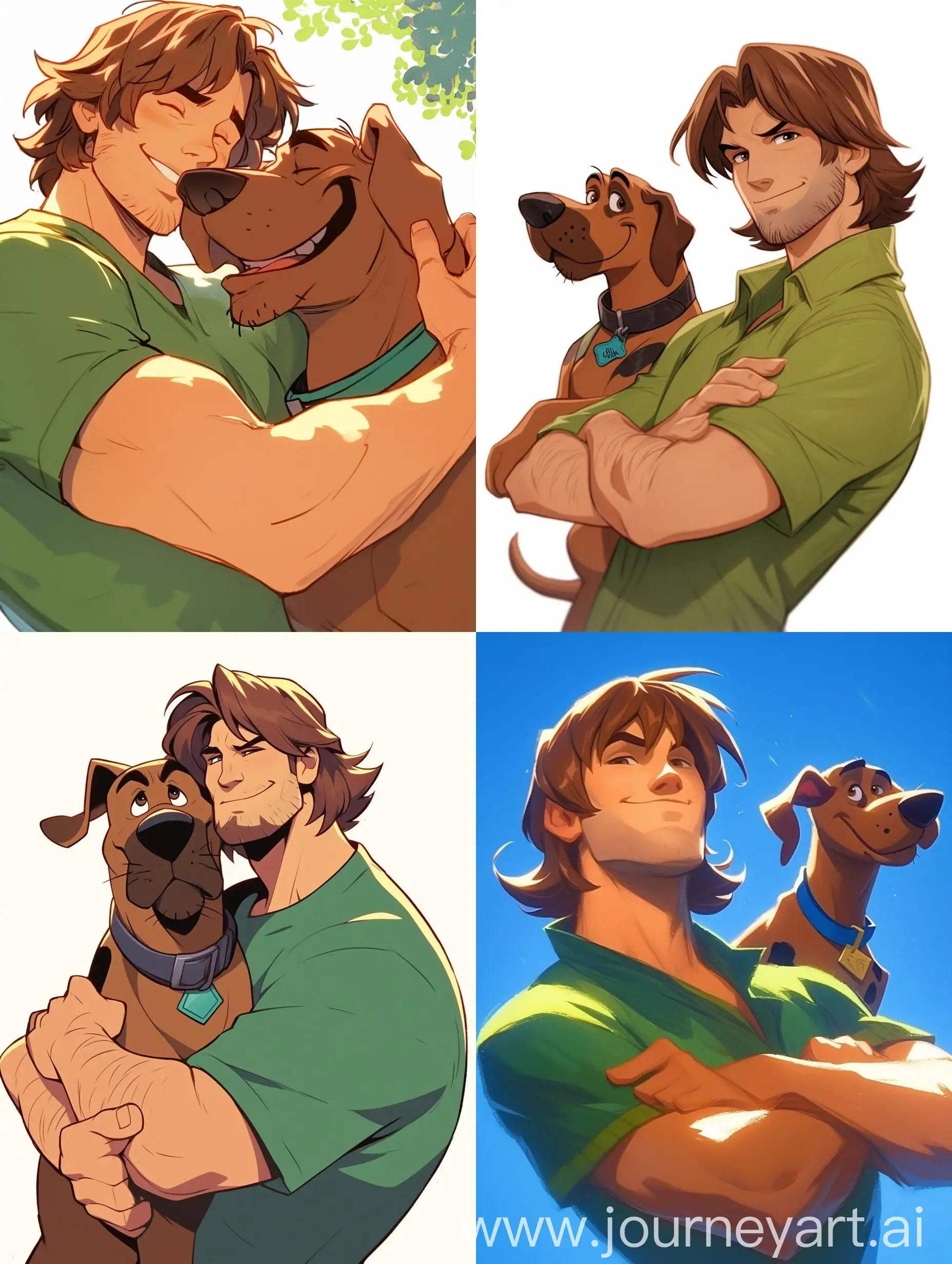 Shaggy-Rogers-and-Scoobert-Doo-in-a-Classic-ScoobyDoo-Adventure