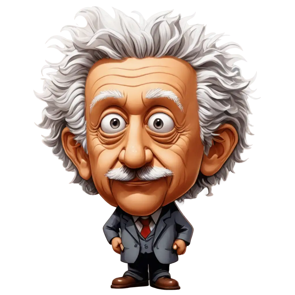 Einstein-Cartoon-PNG-Creative-Illustration-of-the-Iconic-Scientist