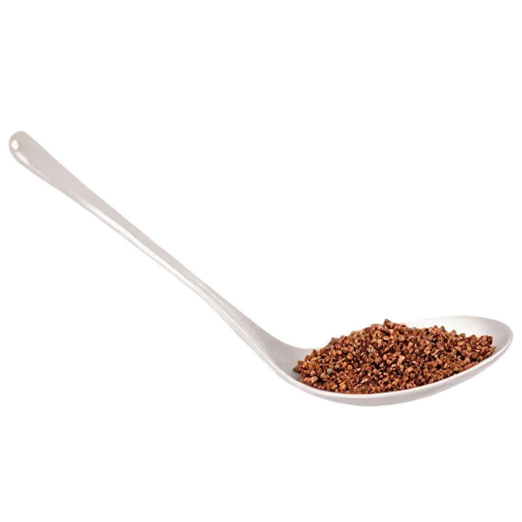 Fine-Brown-Granules-Falling-from-Spoon-PNG-Image-for-Crisp-Clarity-and-Detail