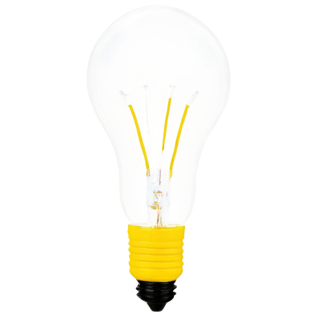 Incandescent-Light-Bulb-PNG-with-Visible-Filament-and-Silver-Screw-High-Quality-Image-for-Multiple-Uses