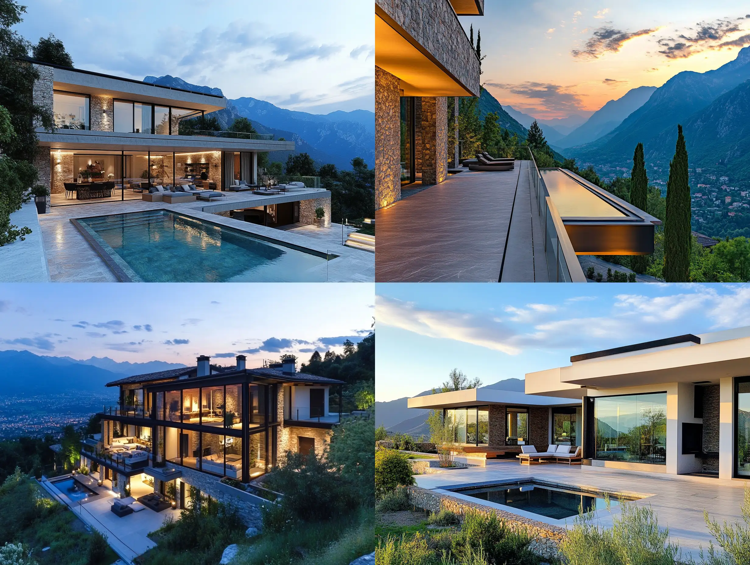 Modern-Italian-Design-Luxury-Villa-with-Mountain-View