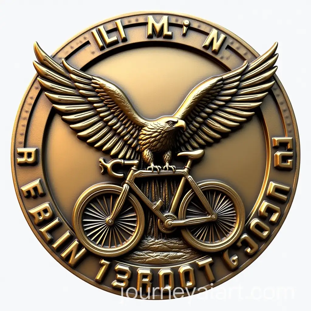 Pilot-Road-Bike-Race-Medal-Featuring-Eagle-and-AIRBIKE-Element