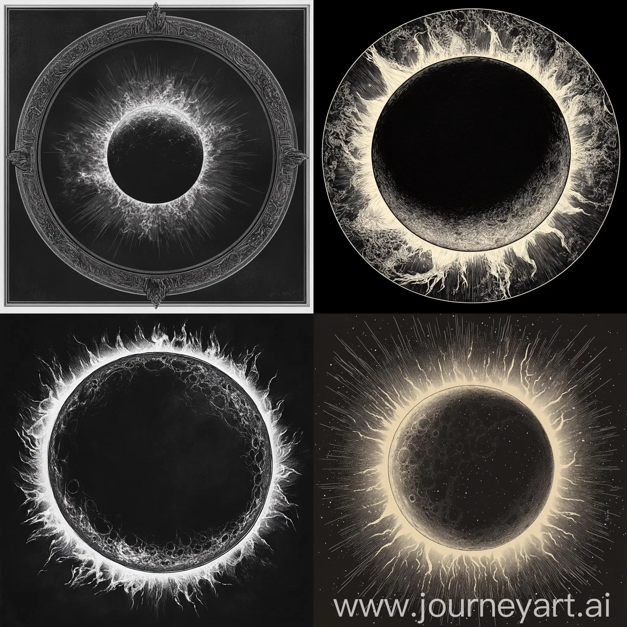 Intricate-HandDrawn-Solar-Eclipse-Illustration-in-Circular-Frame