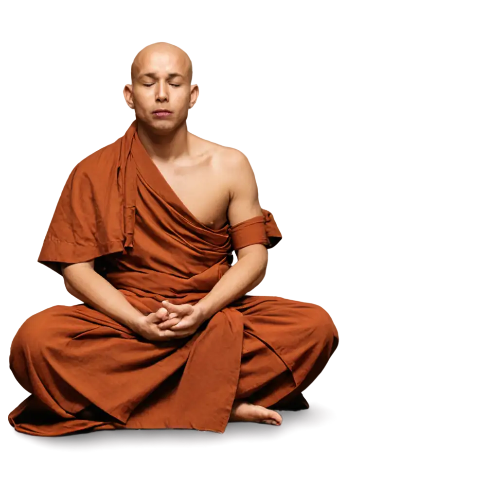 Meditating-Monk-PNG-Image-for-Spiritual-and-Mindfulness-Themes