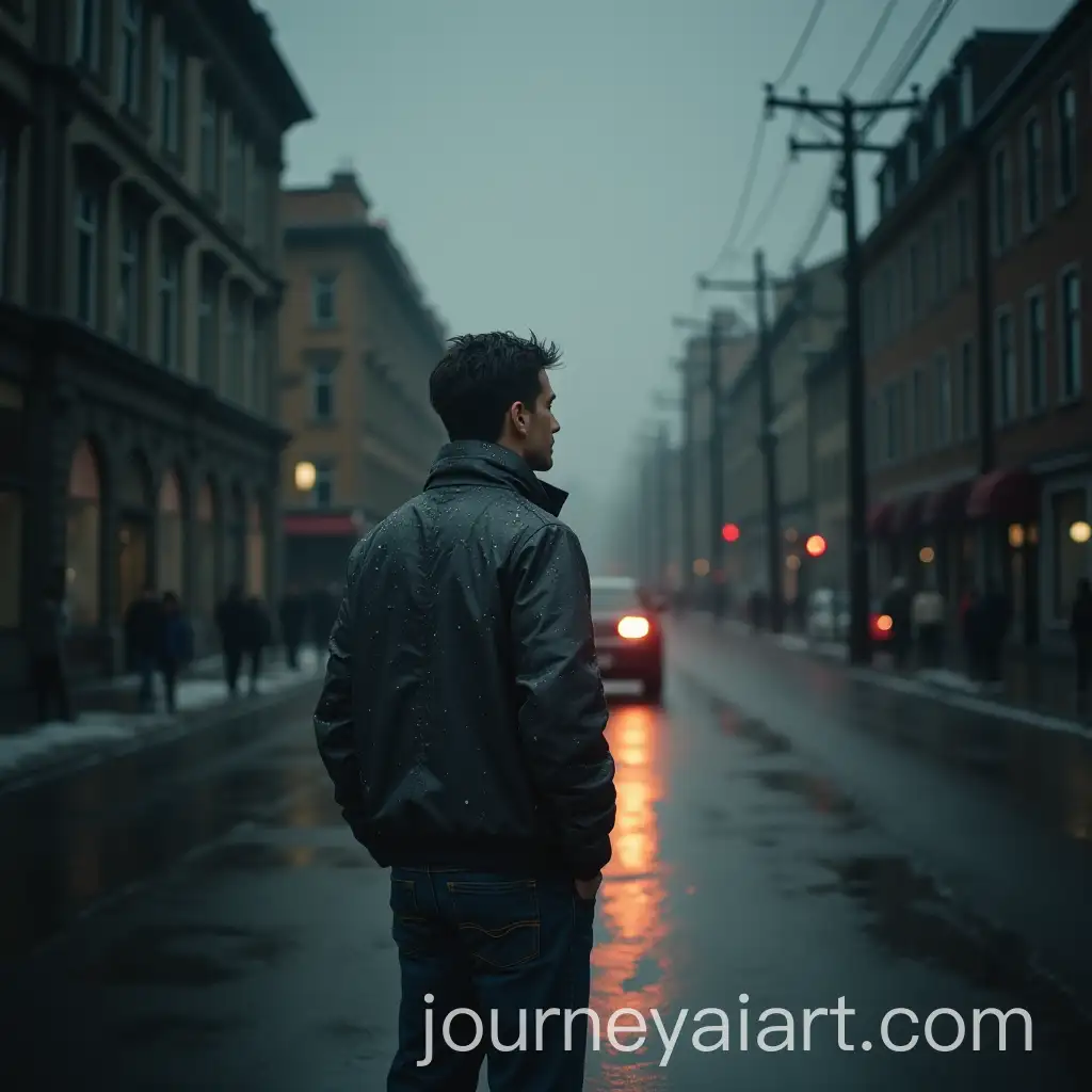 Lonely-Man-Standing-in-the-Rain-on-a-Quiet-Street
