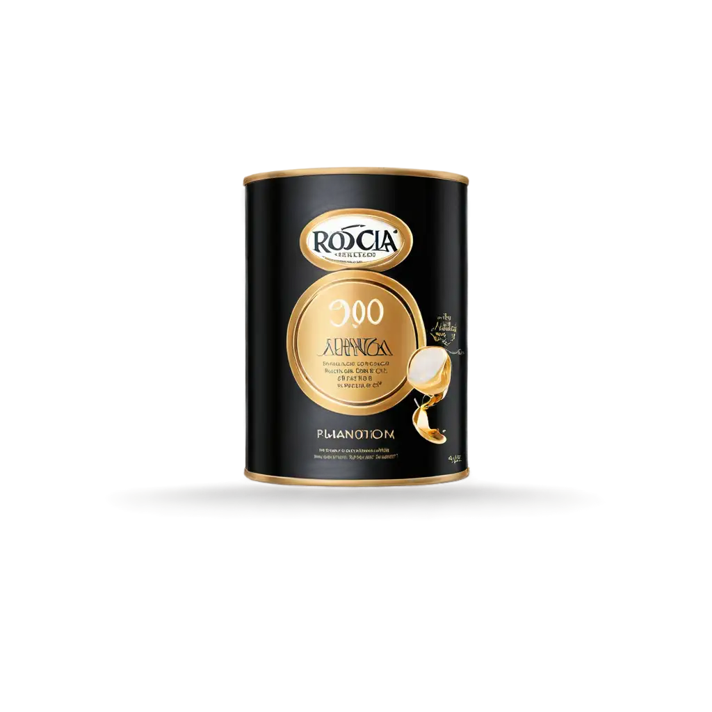 900g-ROCCIA-Nutritional-Milk-Formula-Can-PNG-Image-with-Elegant-Gold-and-Black-Design
