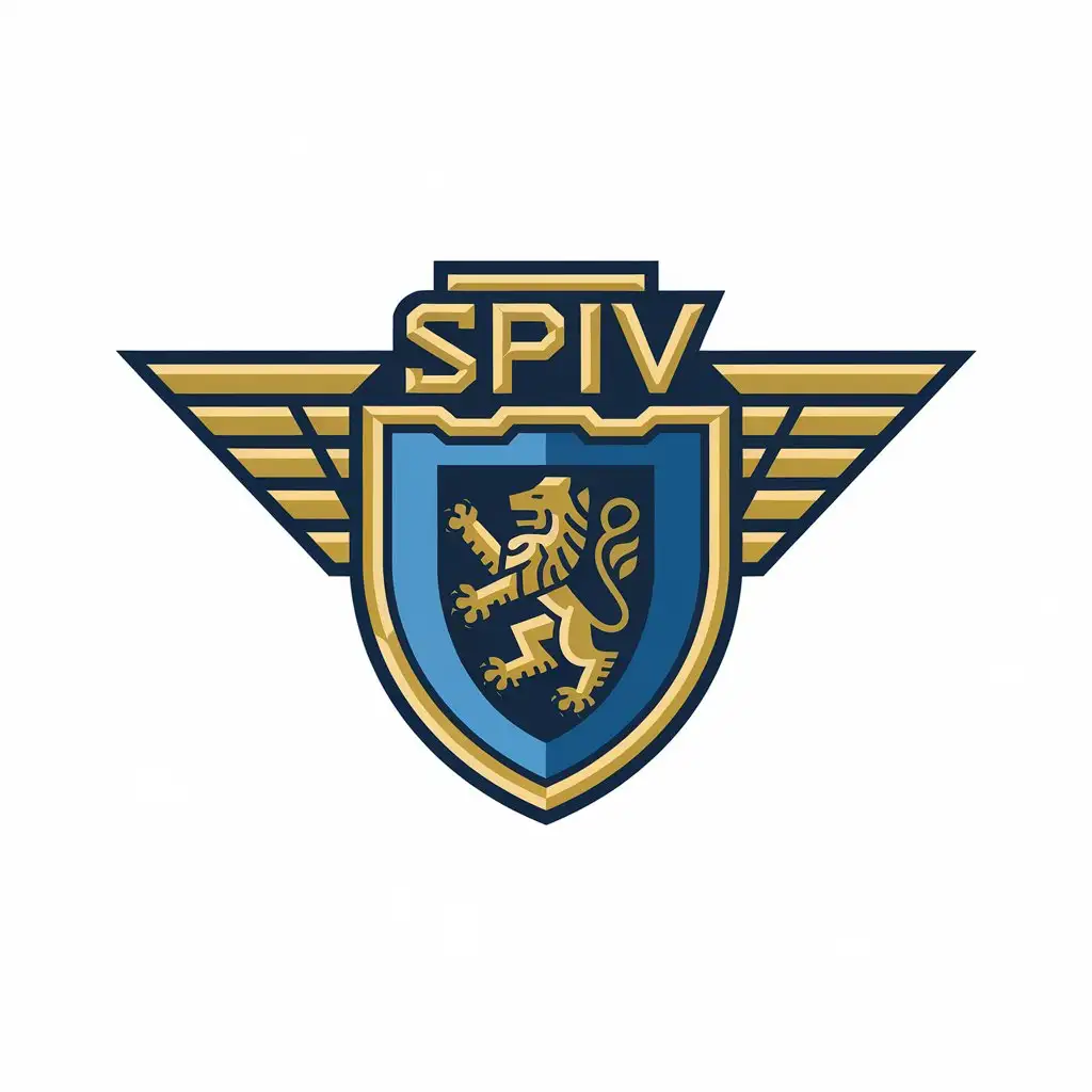 LOGO-Design-for-SPIV-Shield-with-Lion-Emblem-on-Clear-Background