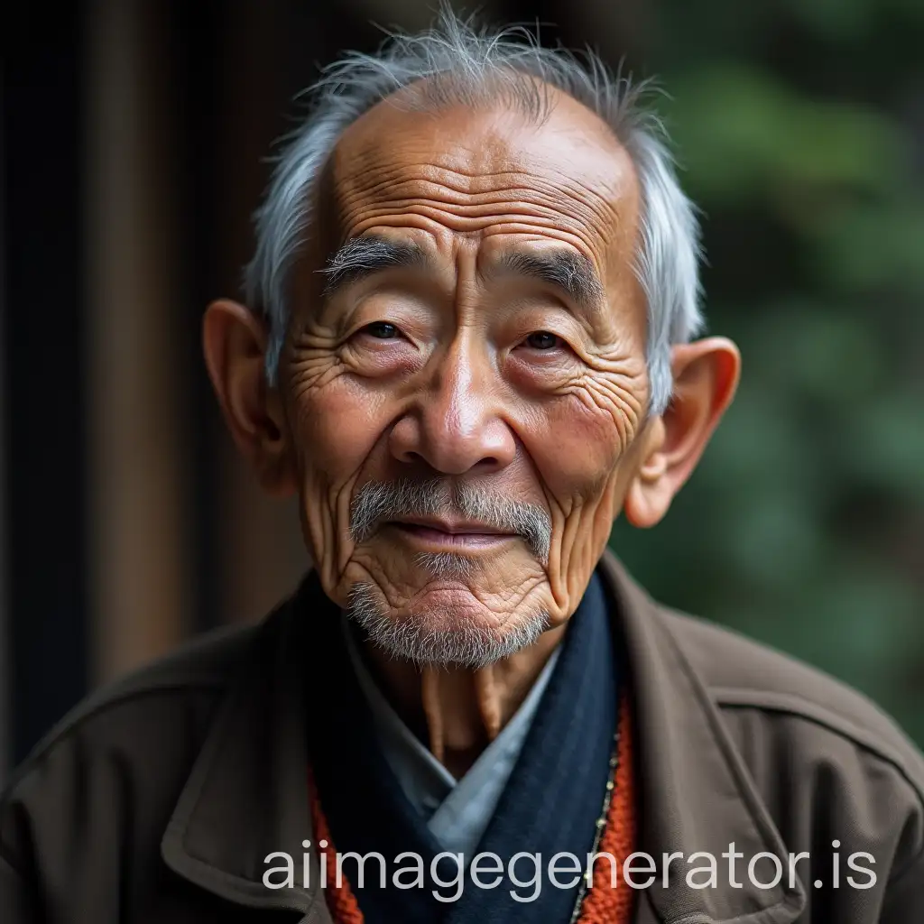 Japanese elderly man