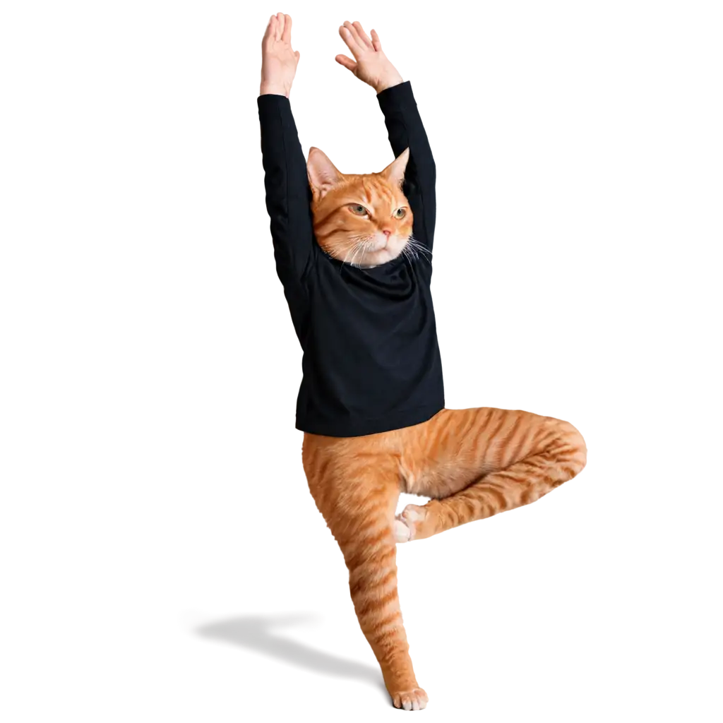 Cat-Doing-Yoga-PNG-Perfect-for-HighQuality-Digital-Use