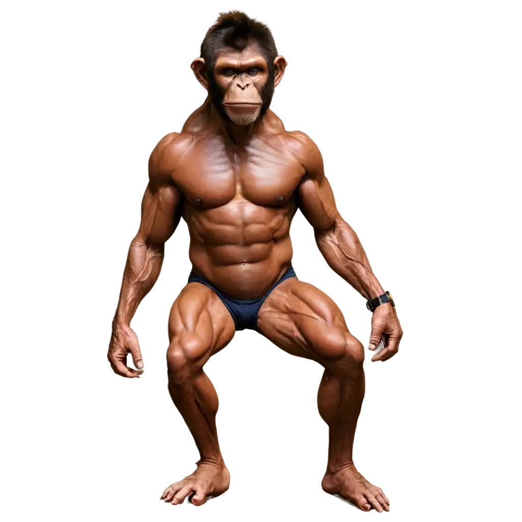 Bodybuilding-Monkey-PNG-HighQuality-Image-for-Fitness-and-Fun