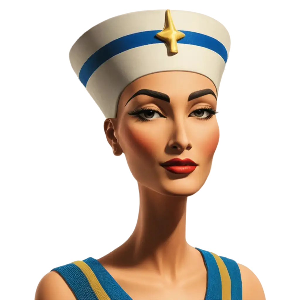 HighQuality-PNG-of-Nefertiti-of-Egypt-Stunning-Digital-Art-Representation