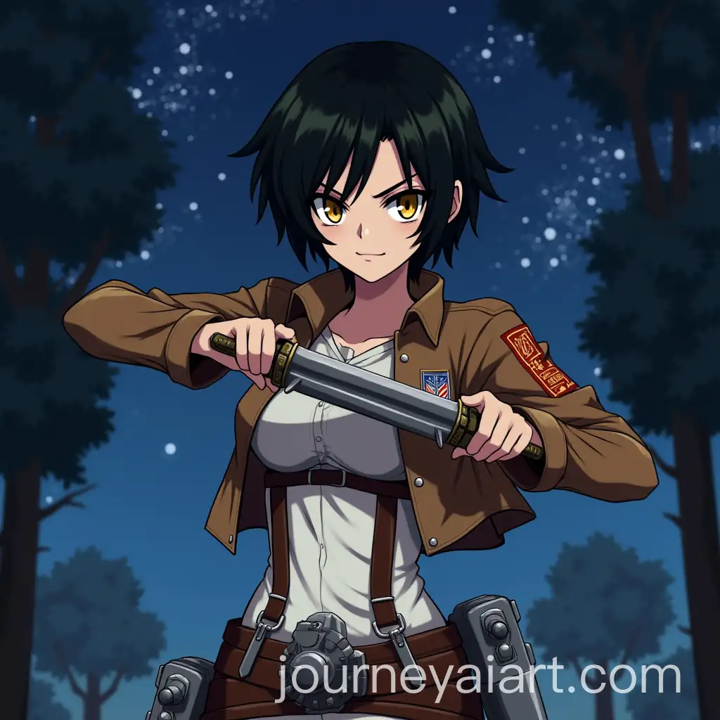 Fierce-Anime-Warrior-with-Dual-Blades-and-3D-Maneuver-Gear-Under-Starry-Night-Sky