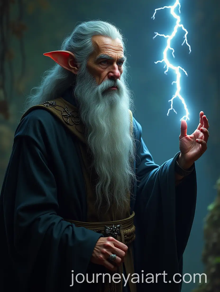 Elderly-Dark-Fantasy-Elf-Wizard-with-Lightning-Background
