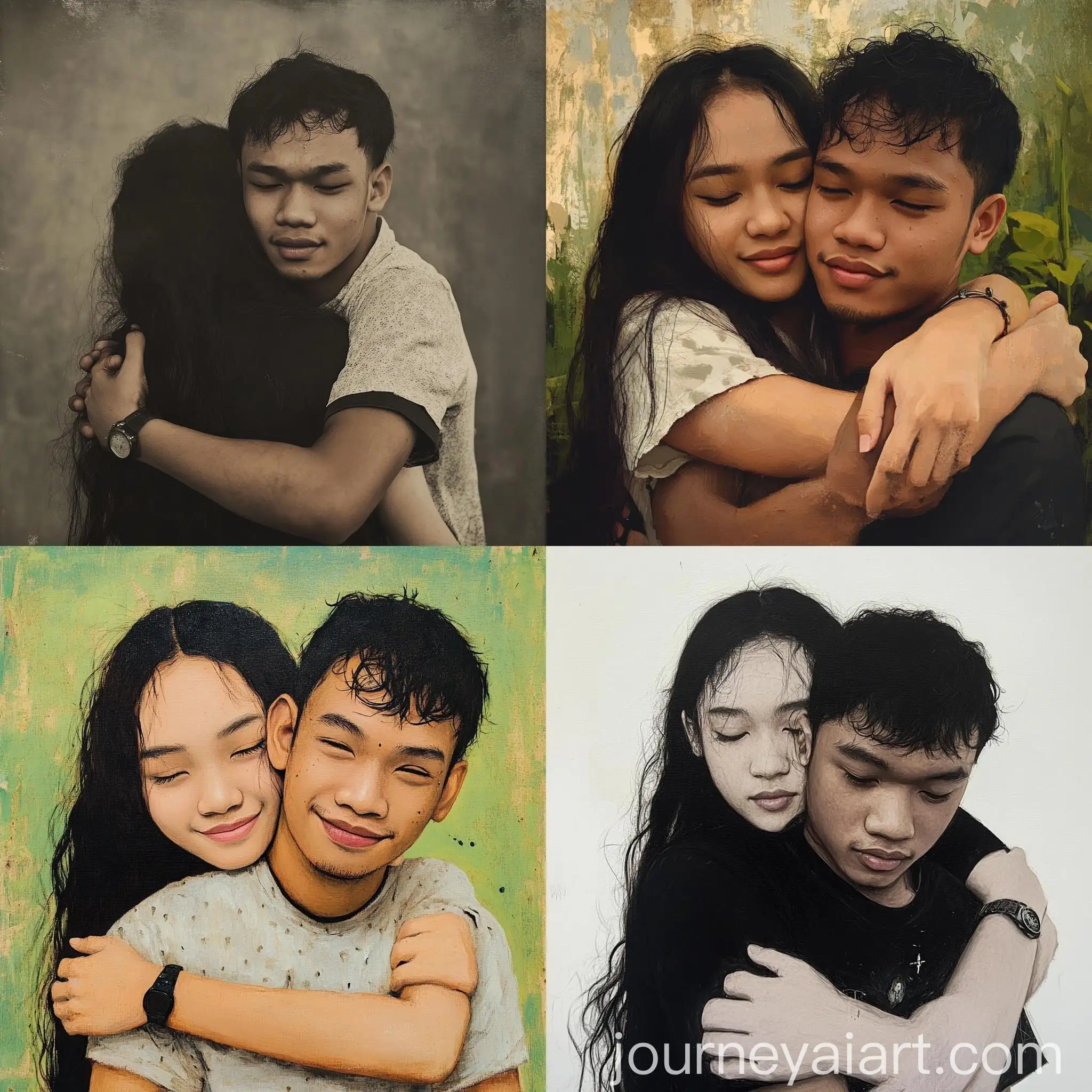 Affectionate-Couple-Embracing-in-Warm-Sunlight