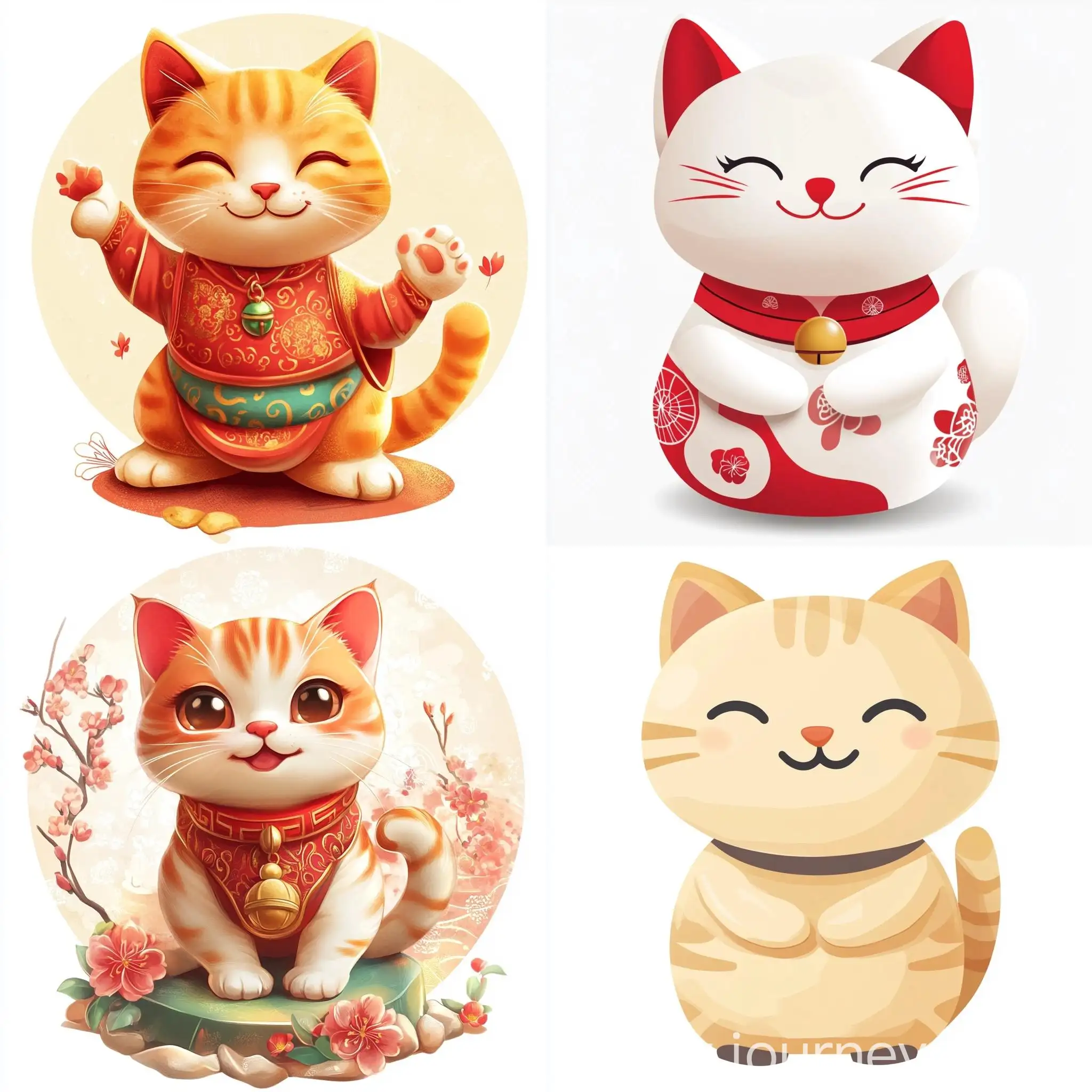 Chinese-Cat-Icon-with-PNGlike-Style-and-Unique-Design