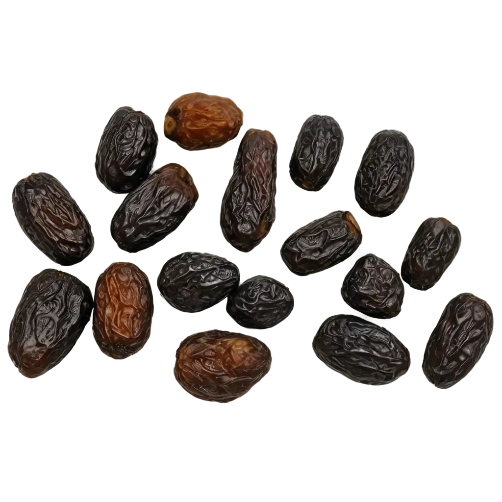 Ajwa-Dates-PNG-Image-HighQuality-Transparent-Representation-for-Various-Uses